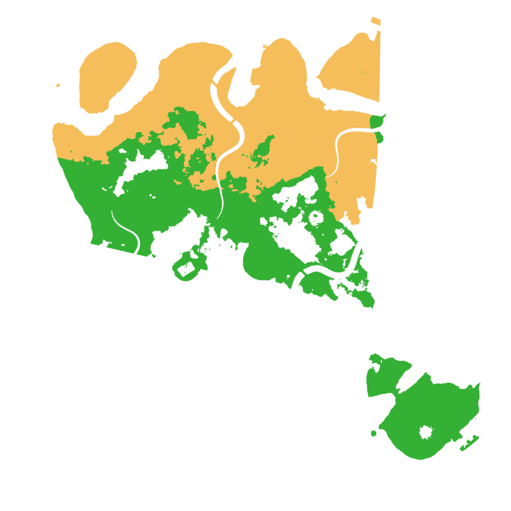 Biome Rust Map: Procedural Map, Size: 3500, Seed: 1637658260