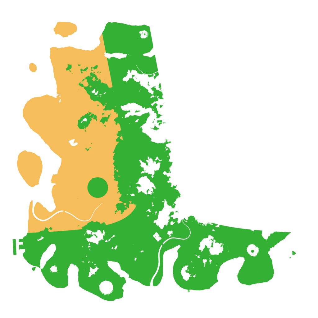 Biome Rust Map: Procedural Map, Size: 4100, Seed: 98960421