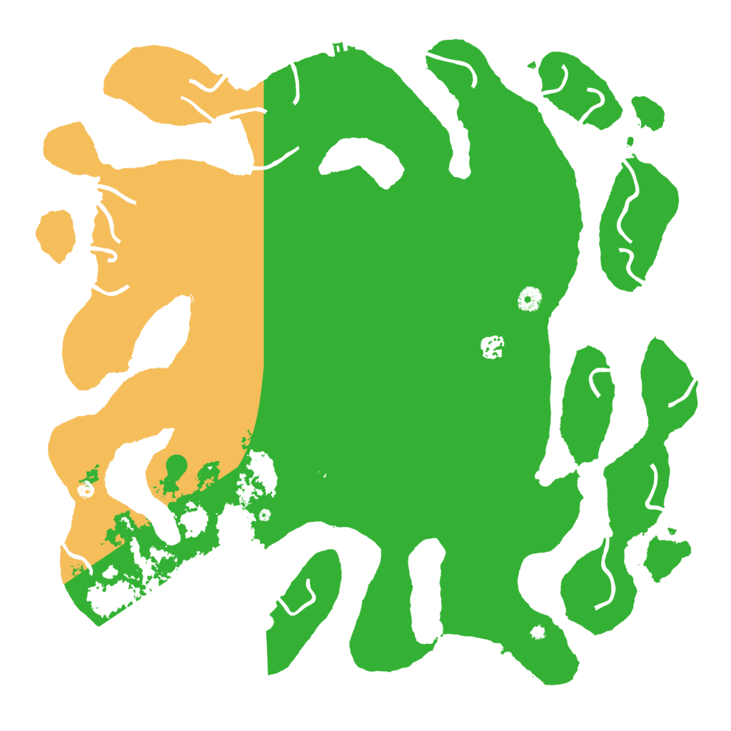 Biome Rust Map: Procedural Map, Size: 4500, Seed: 1947100206