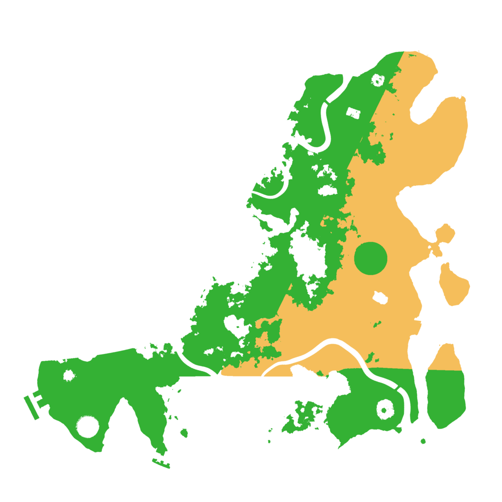 Biome Rust Map: Procedural Map, Size: 4000, Seed: 197553385