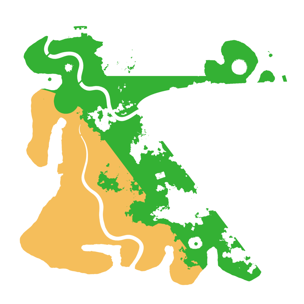 Biome Rust Map: Procedural Map, Size: 3500, Seed: 1638612400