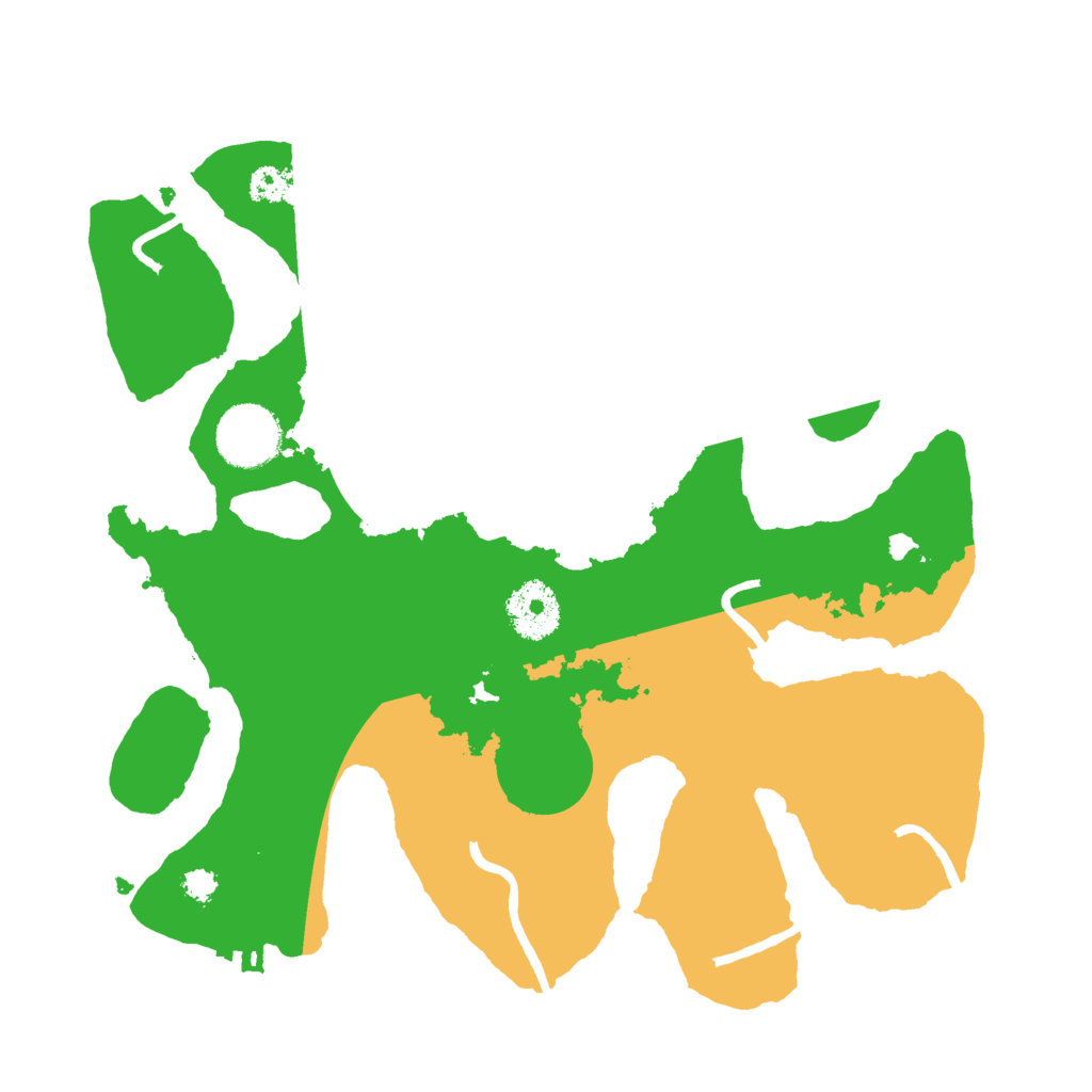 Biome Rust Map: Procedural Map, Size: 3000, Seed: 123412