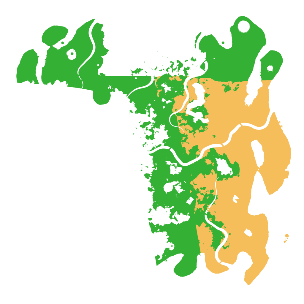 Biome Rust Map: Procedural Map, Size: 4500, Seed: 568585859