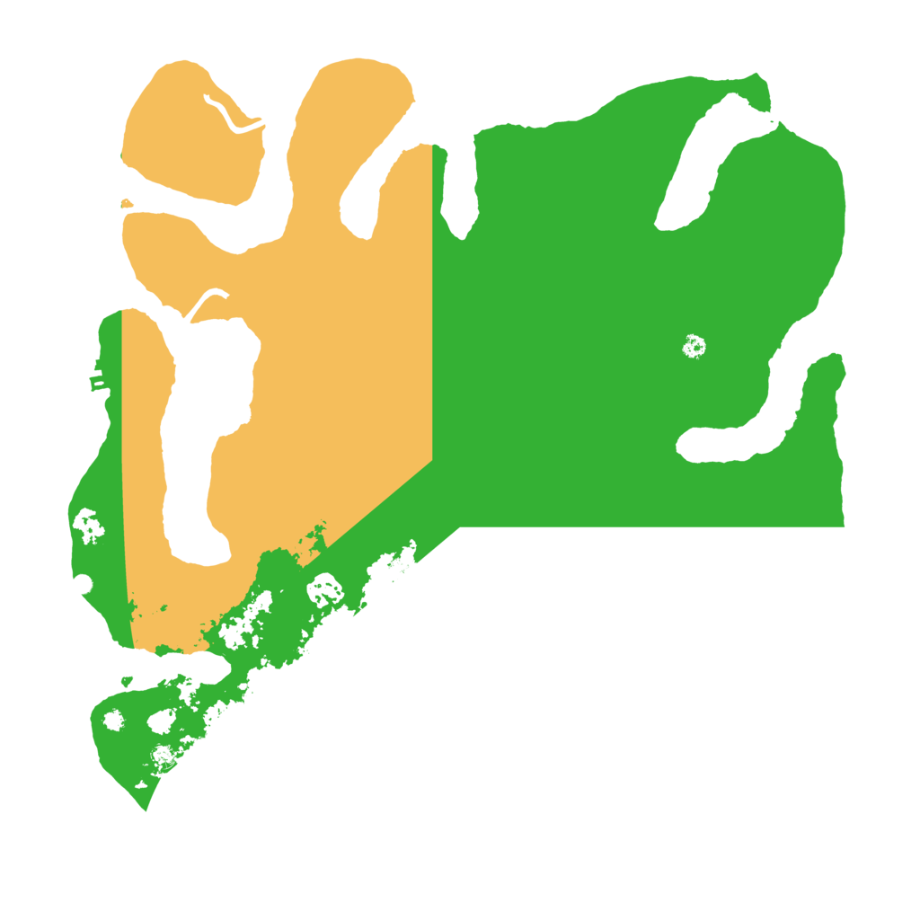 Biome Rust Map: Procedural Map, Size: 4000, Seed: 2245