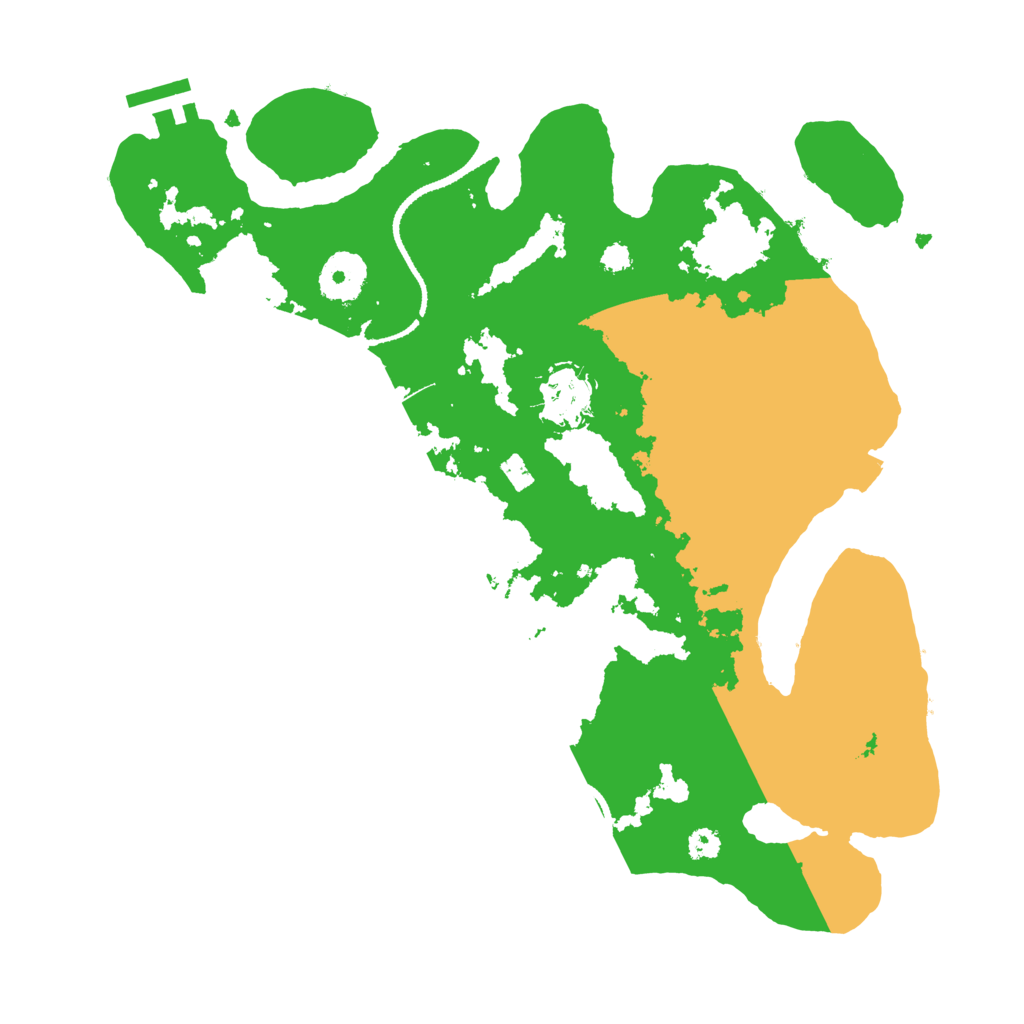 Biome Rust Map: Procedural Map, Size: 3200, Seed: 485671