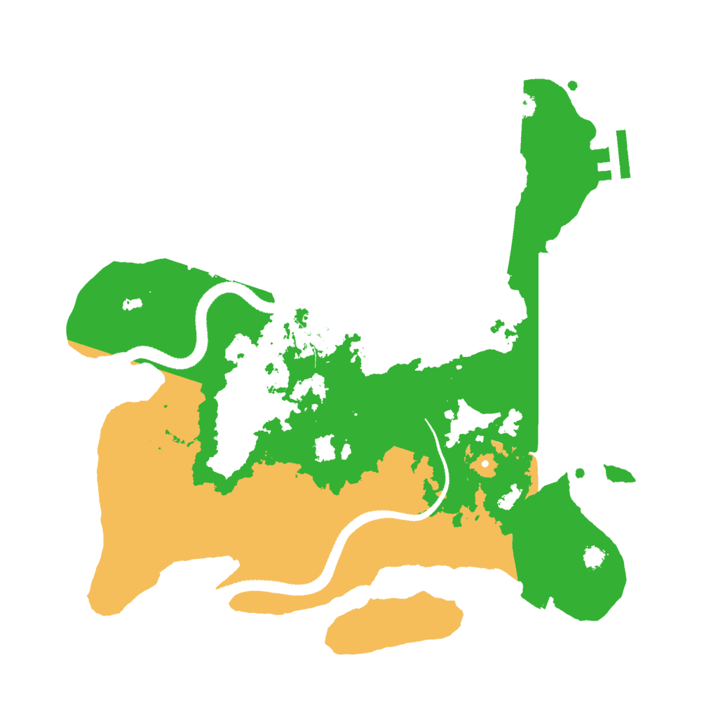 Biome Rust Map: Procedural Map, Size: 3000, Seed: 166563841