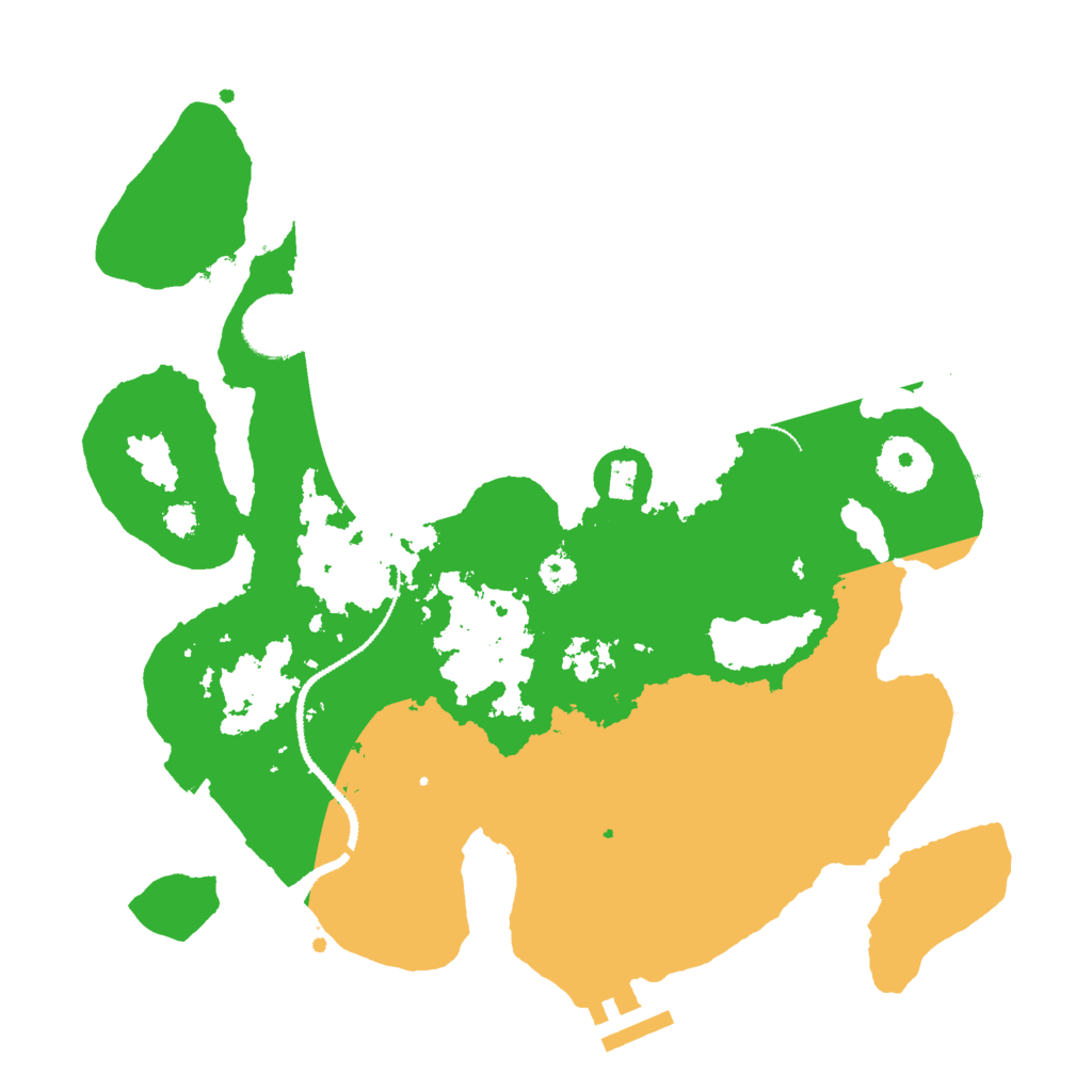 Biome Rust Map: Procedural Map, Size: 3000, Seed: 2426499