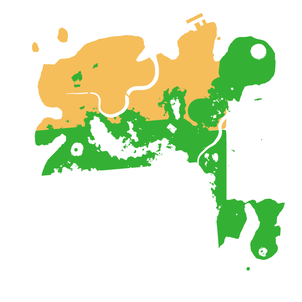 Biome Rust Map: Procedural Map, Size: 3459, Seed: 3482