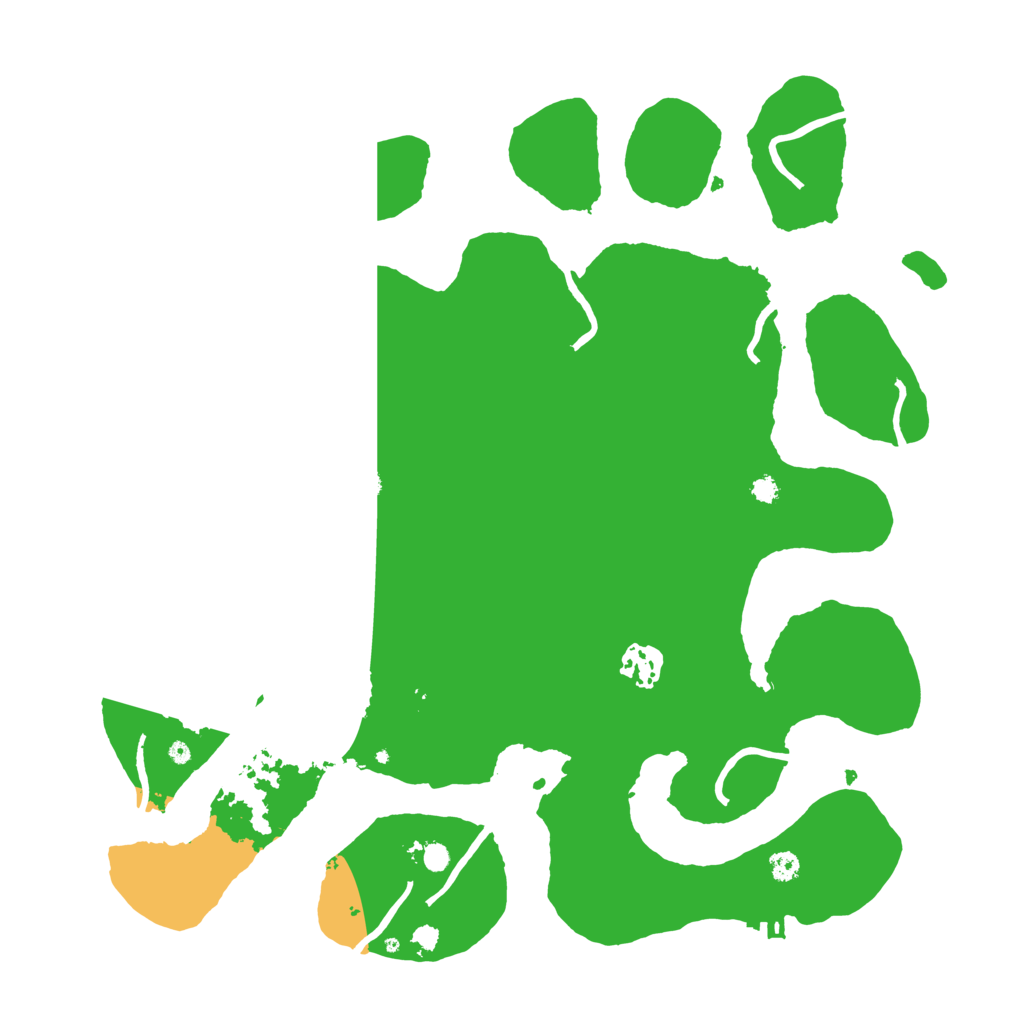 Biome Rust Map: Procedural Map, Size: 3500, Seed: 24835