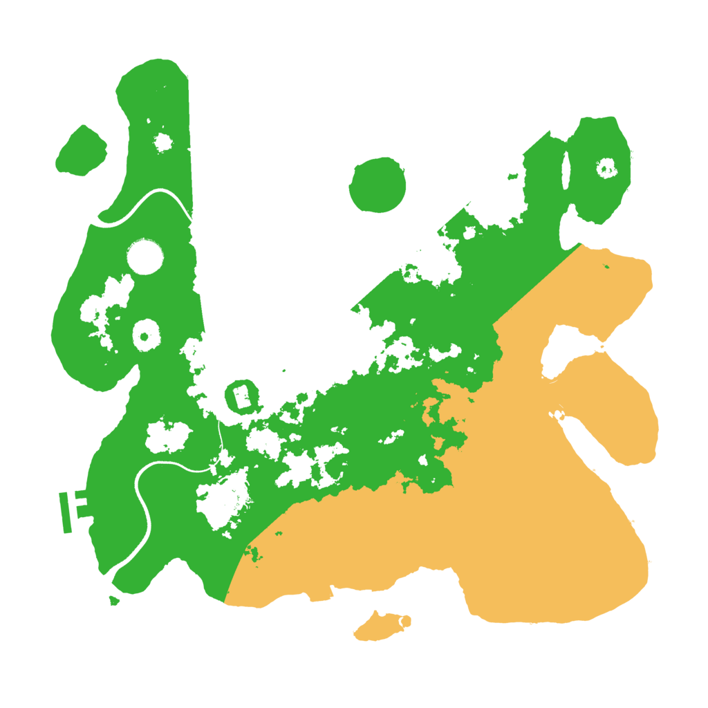 Biome Rust Map: Procedural Map, Size: 3500, Seed: 658170240