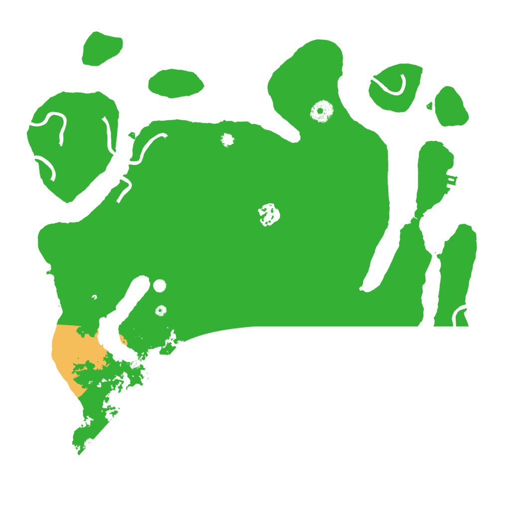 Biome Rust Map: Procedural Map, Size: 3500, Seed: 856348555