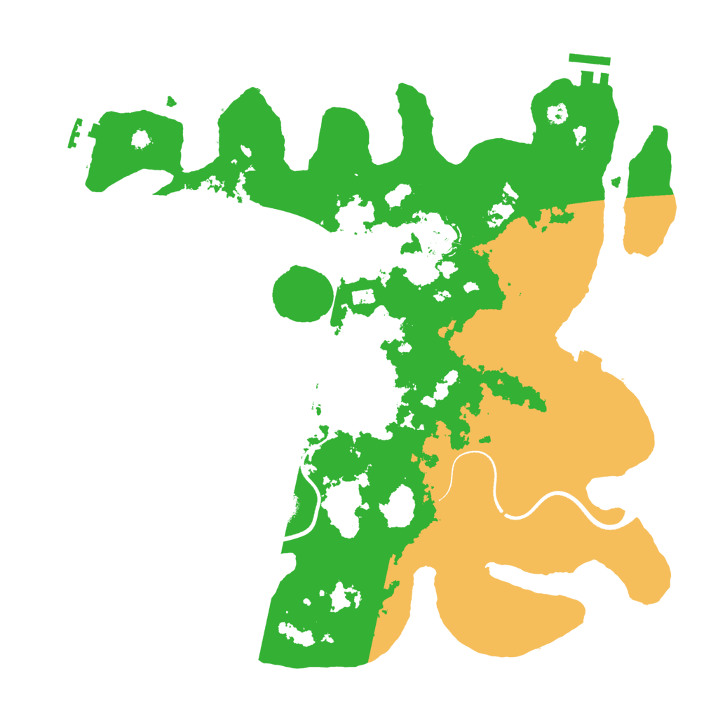 Biome Rust Map: Procedural Map, Size: 3500, Seed: 800206648