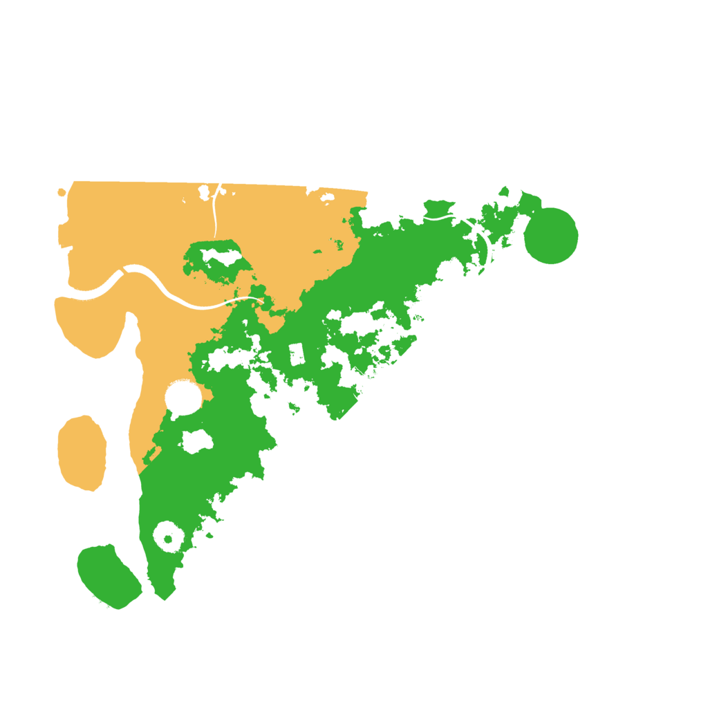 Biome Rust Map: Procedural Map, Size: 3500, Seed: 1092996108