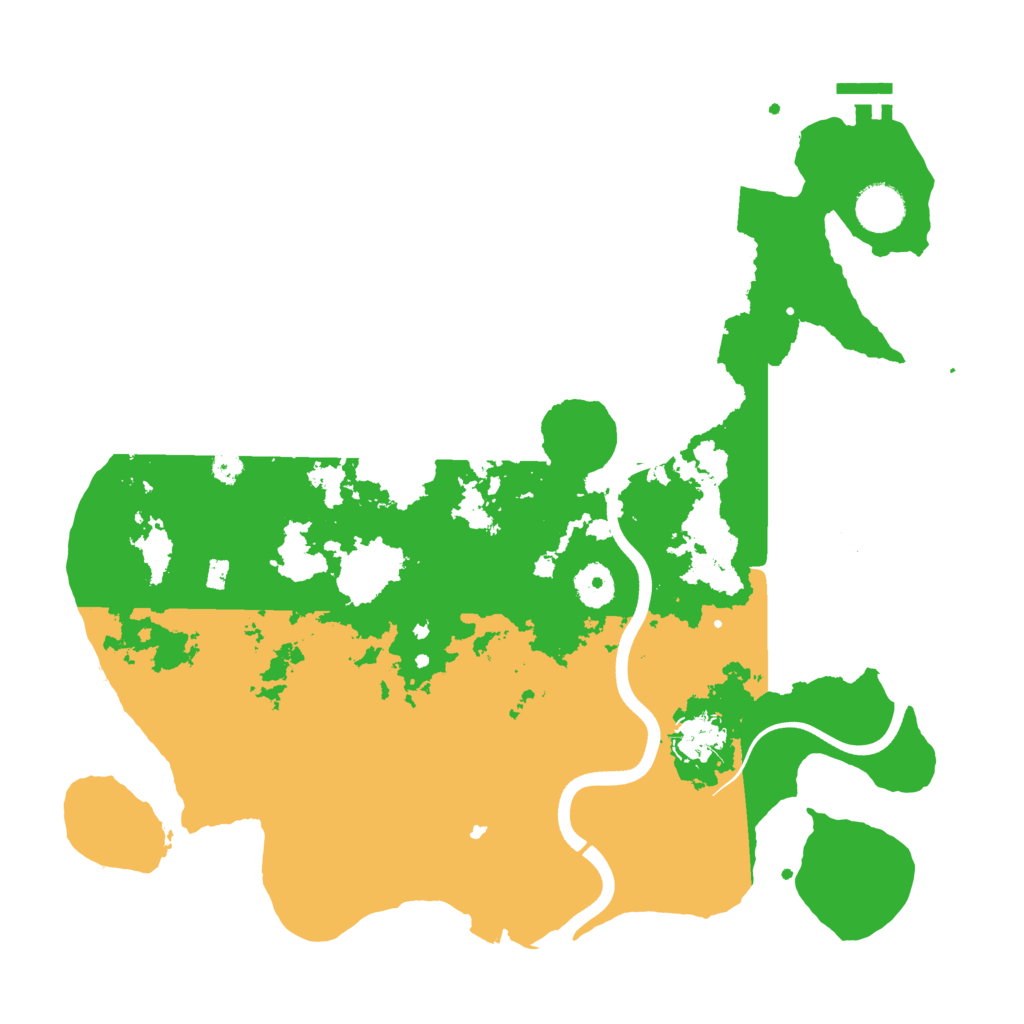 Biome Rust Map: Procedural Map, Size: 3700, Seed: 187998149