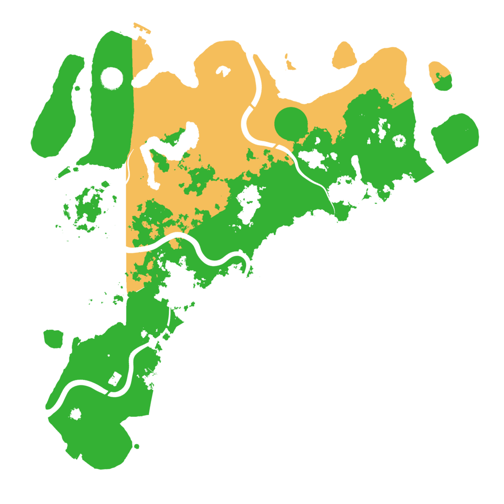 Biome Rust Map: Procedural Map, Size: 4000, Seed: 9191