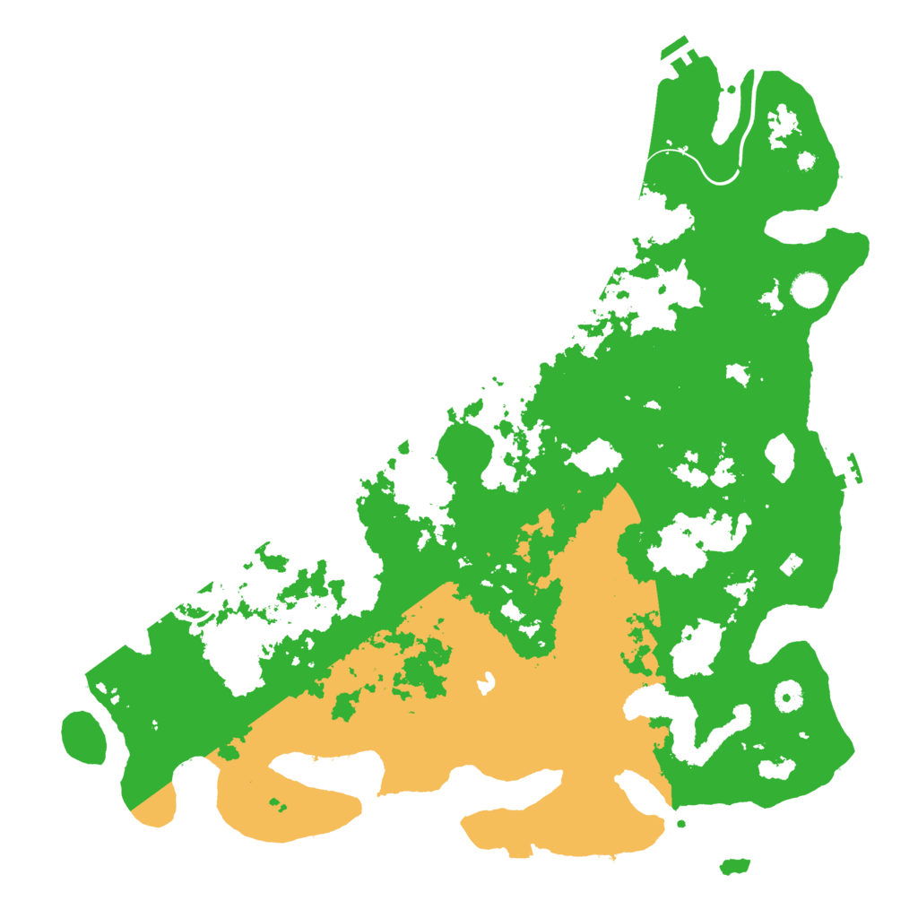 Biome Rust Map: Procedural Map, Size: 4500, Seed: 2122021