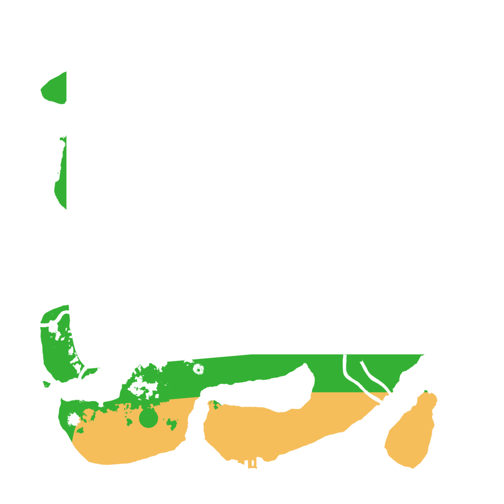 Biome Rust Map: Procedural Map, Size: 3500, Seed: 151522351