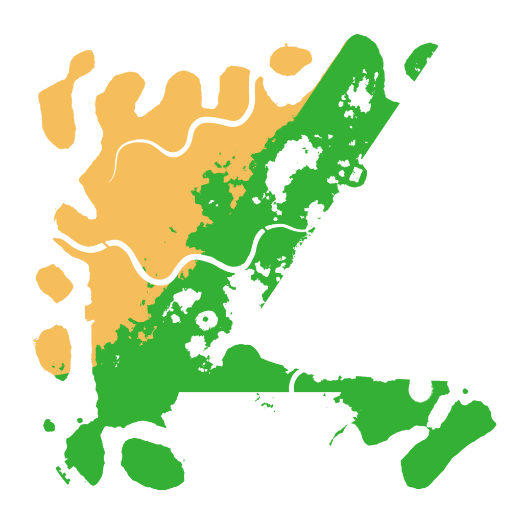 Biome Rust Map: Procedural Map, Size: 3875, Seed: 144740305