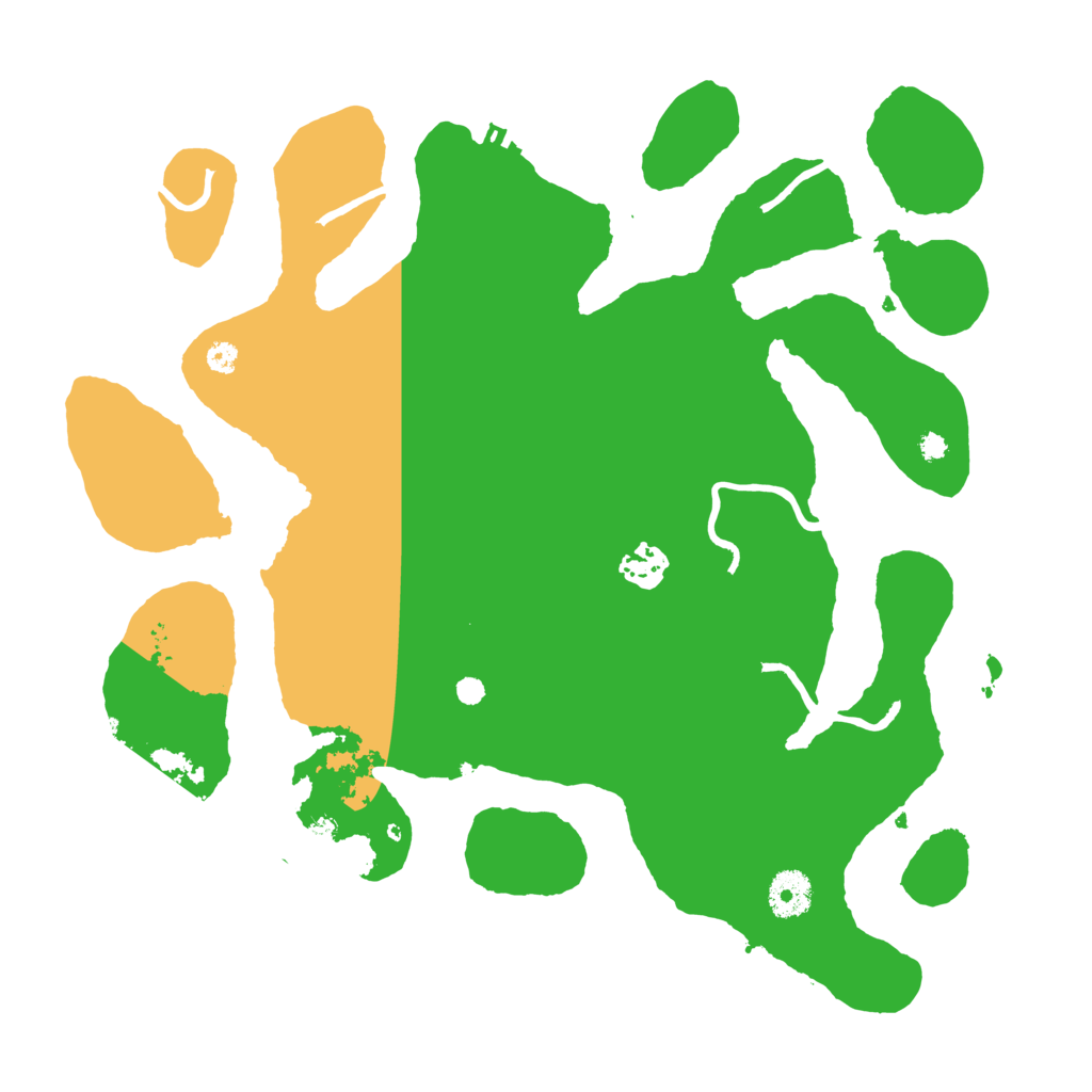 Biome Rust Map: Procedural Map, Size: 3600, Seed: 1065660971