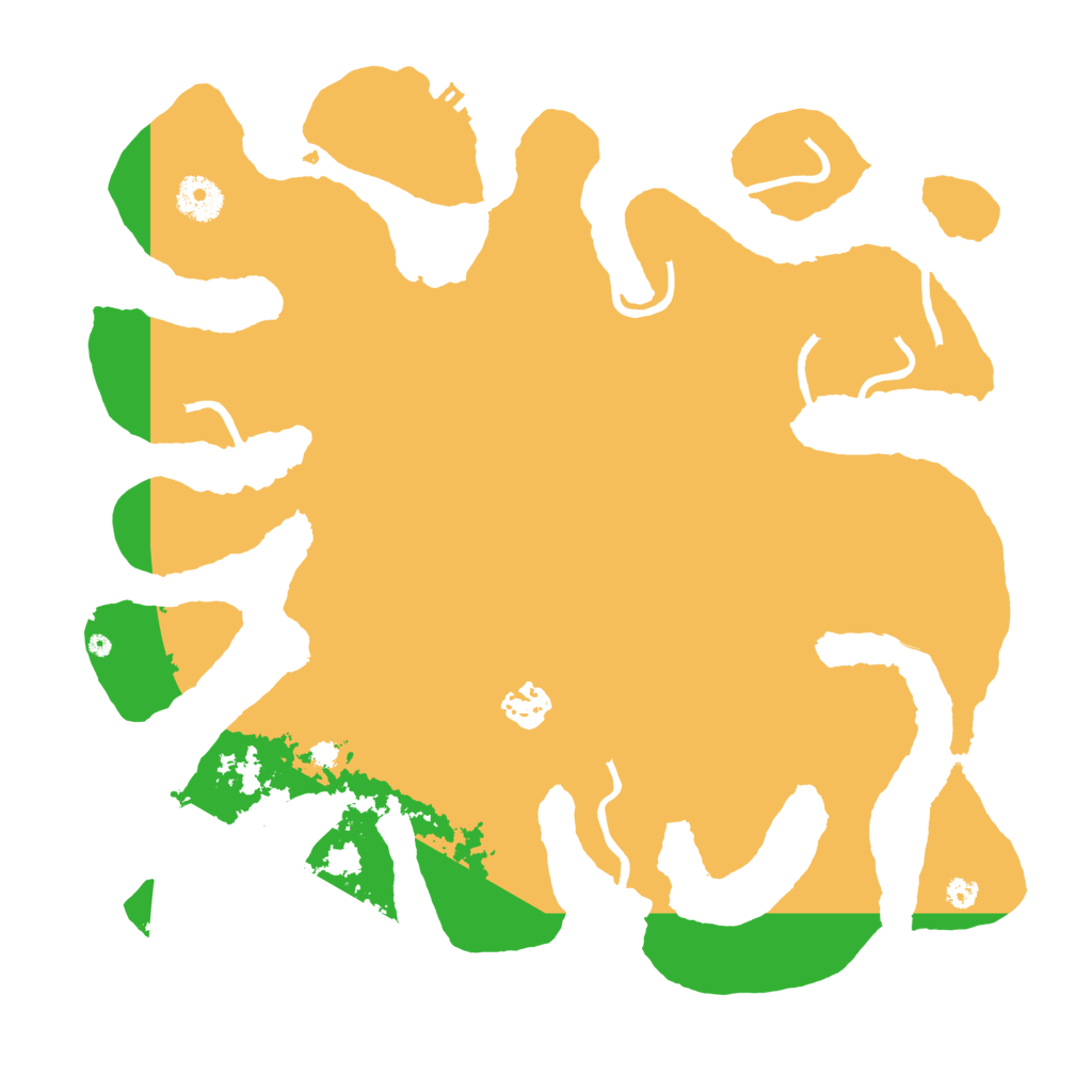 Biome Rust Map: Procedural Map, Size: 3600, Seed: 14711418