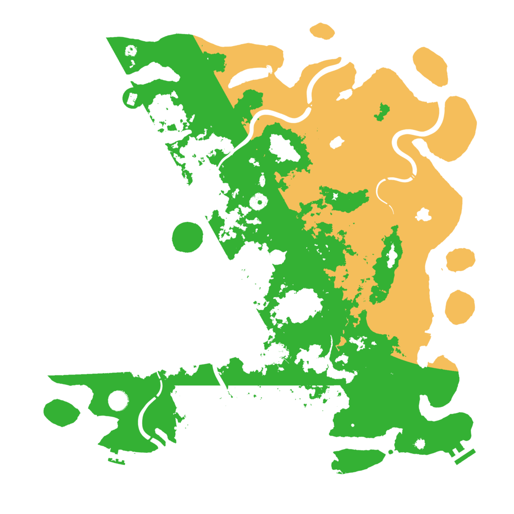 Biome Rust Map: Procedural Map, Size: 4500, Seed: 224142909