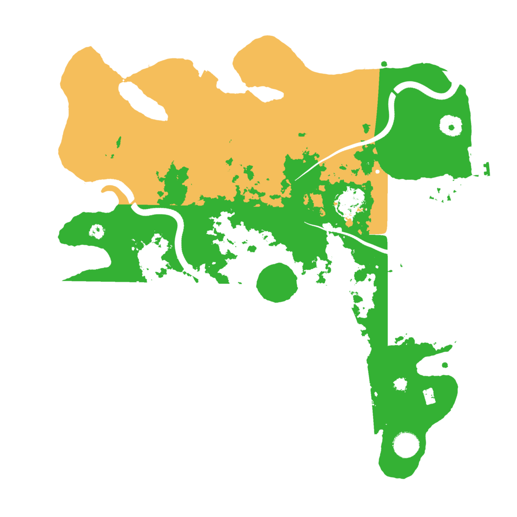 Biome Rust Map: Procedural Map, Size: 3550, Seed: 618947947
