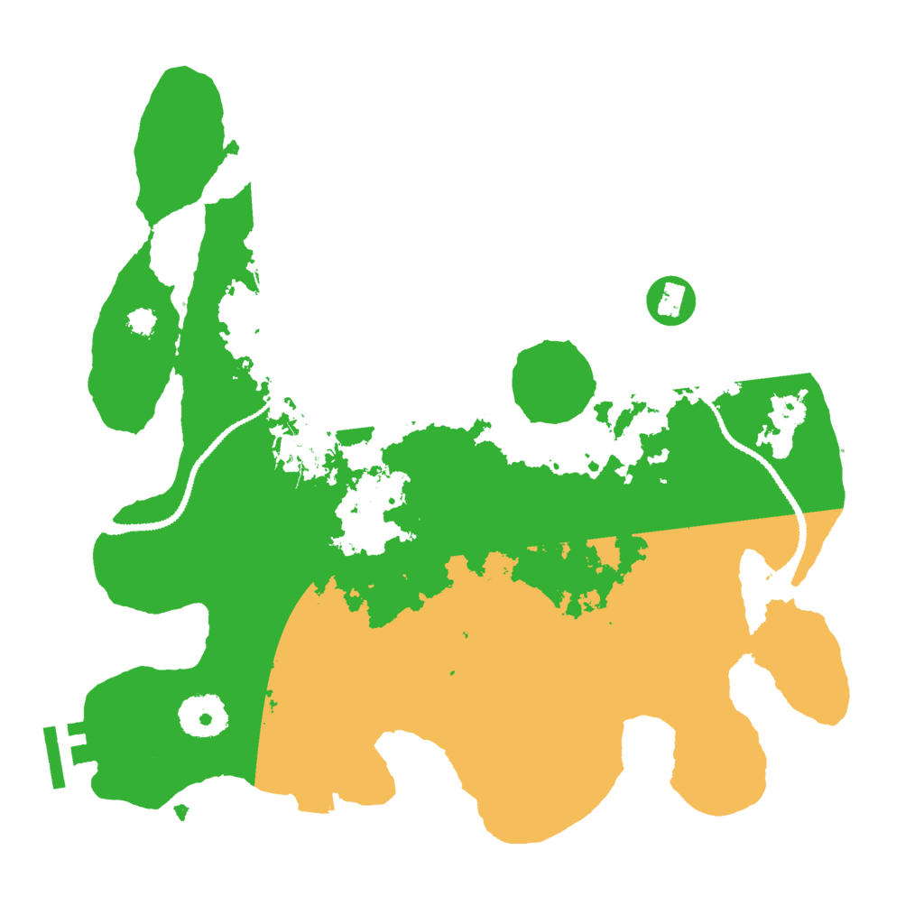 Biome Rust Map: Procedural Map, Size: 3000, Seed: 652647