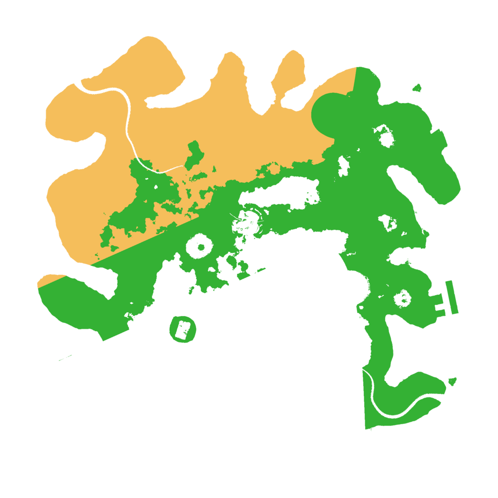 Biome Rust Map: Procedural Map, Size: 3000, Seed: 830955