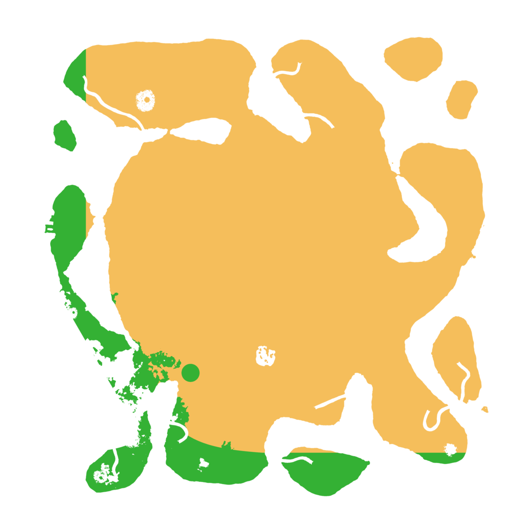 Biome Rust Map: Procedural Map, Size: 3850, Seed: 8823