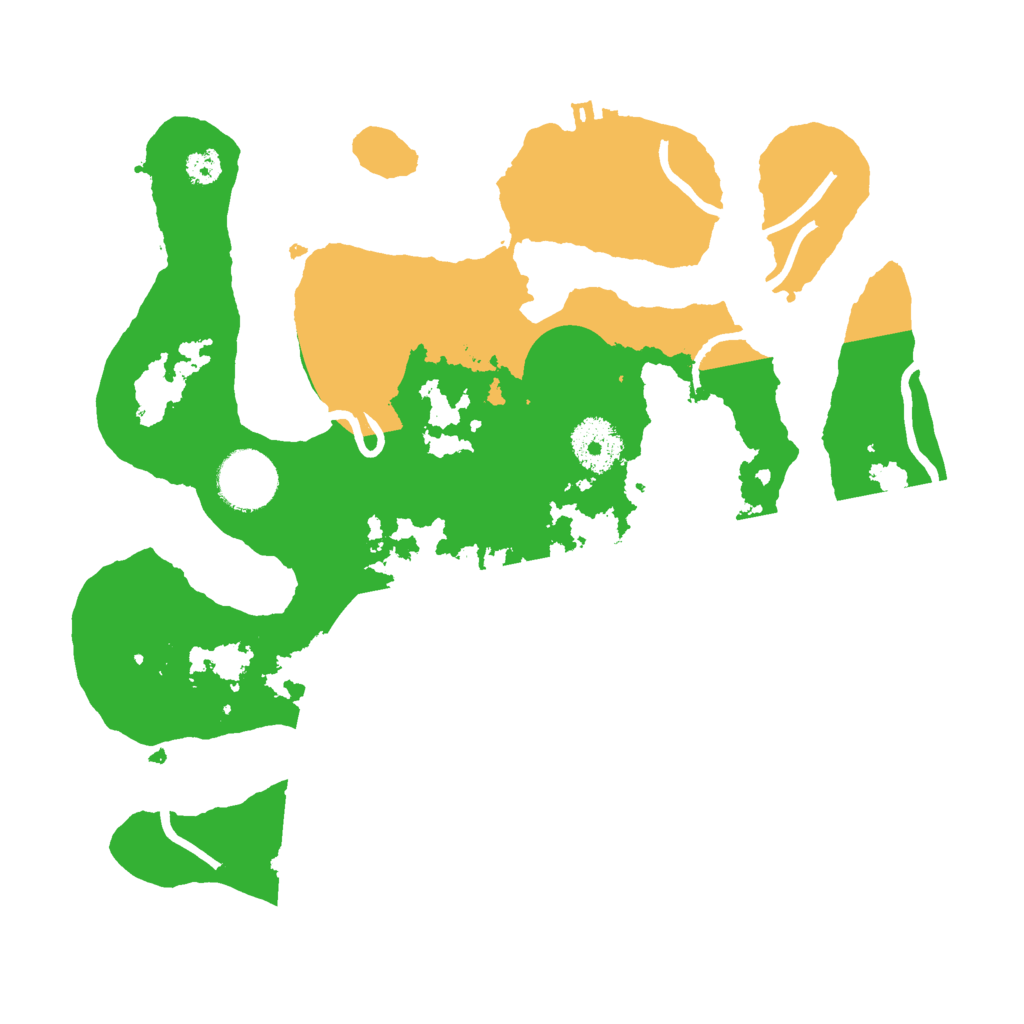 Biome Rust Map: Procedural Map, Size: 3000, Seed: 913253