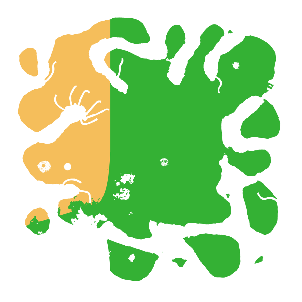 Biome Rust Map: Procedural Map, Size: 3700, Seed: 120425579