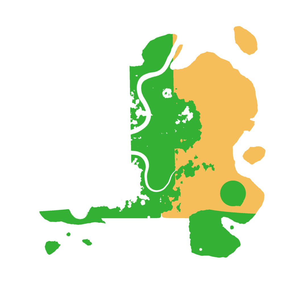 Biome Rust Map: Procedural Map, Size: 3000, Seed: 232732