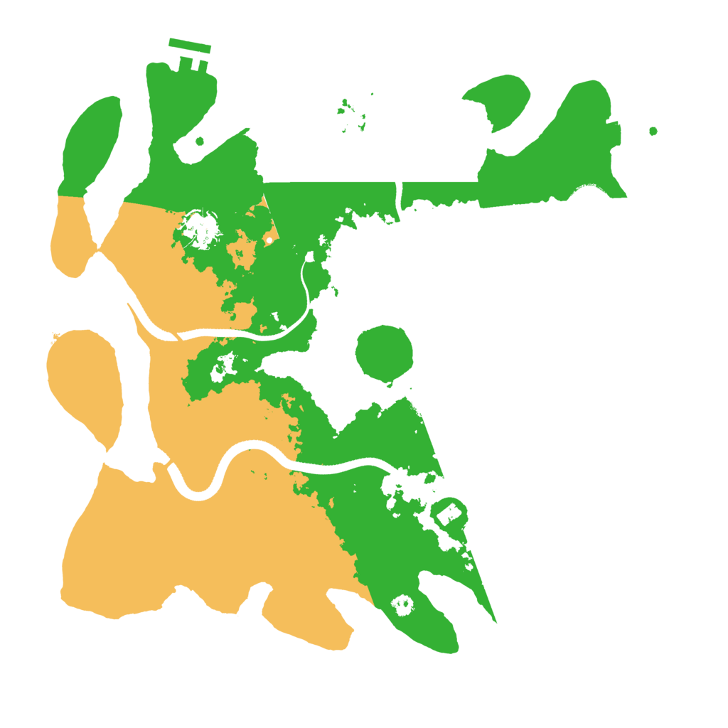 Biome Rust Map: Procedural Map, Size: 3500, Seed: 1550648482