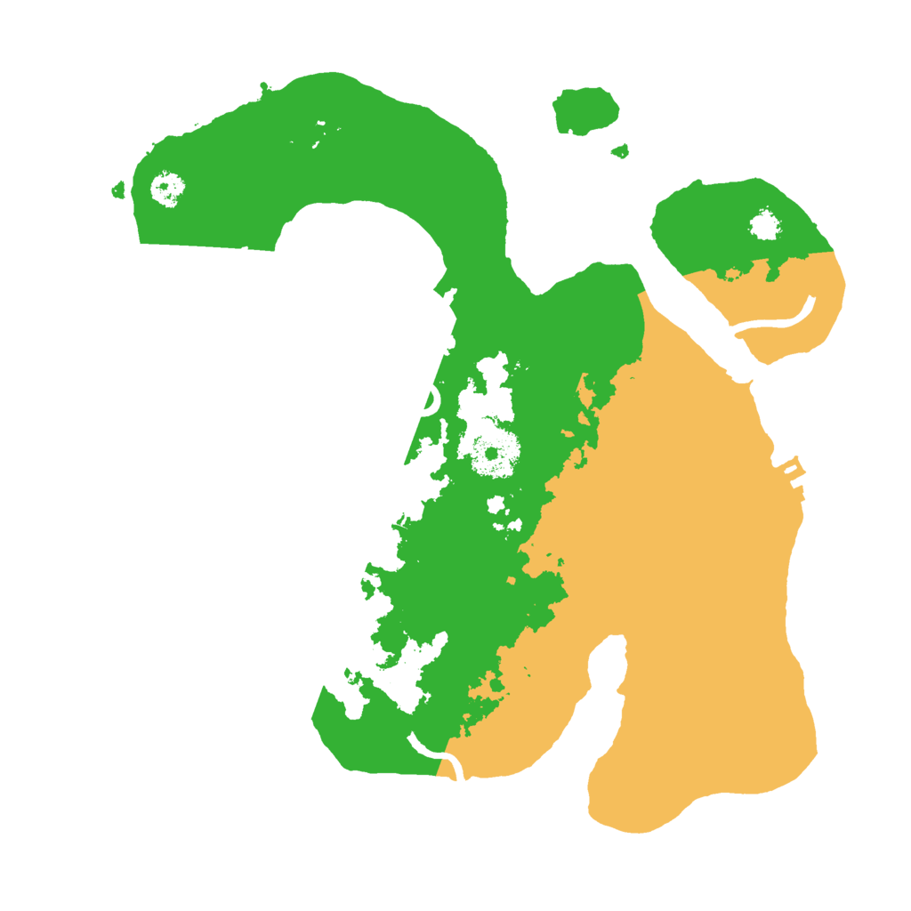 Biome Rust Map: Procedural Map, Size: 2800, Seed: 2030160