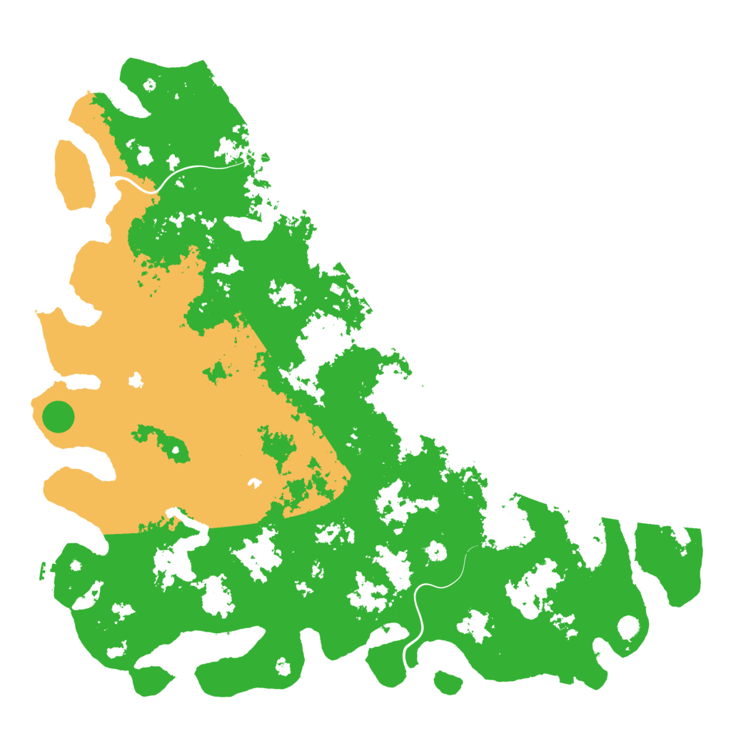 Biome Rust Map: Procedural Map, Size: 6000, Seed: 1429273463
