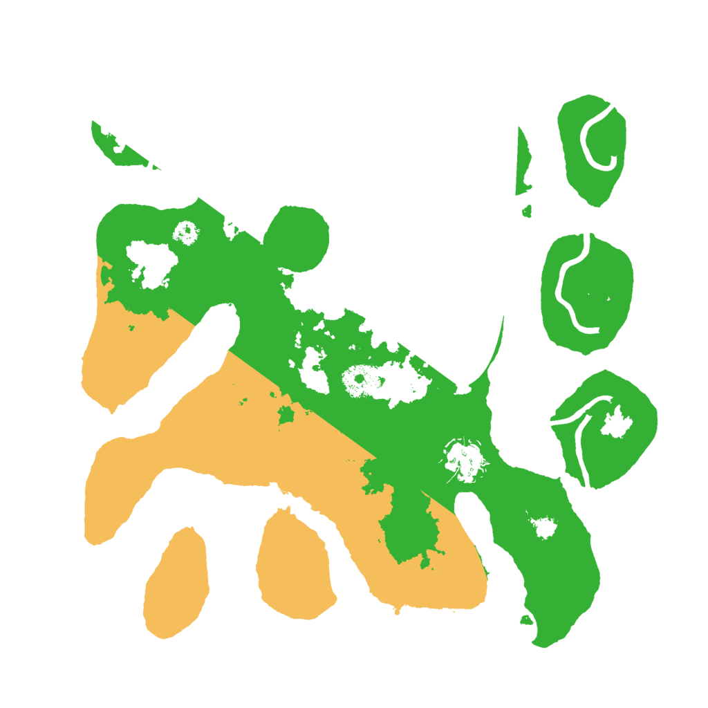 Biome Rust Map: Procedural Map, Size: 3000, Seed: 54227872