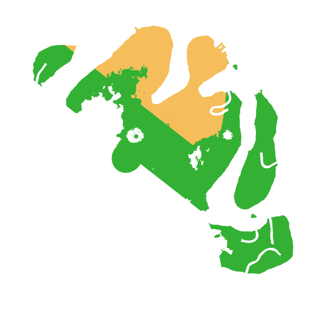 Biome Rust Map: Procedural Map, Size: 3000, Seed: 325795