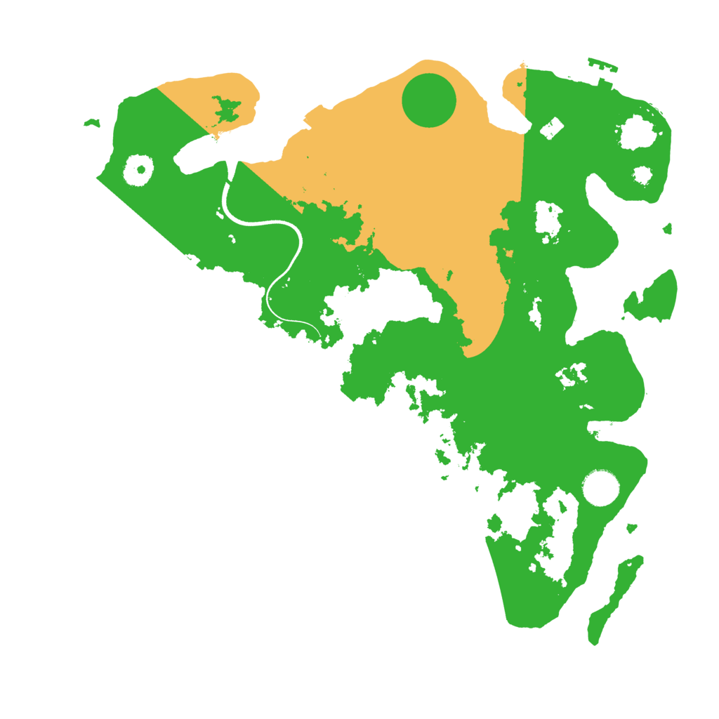 Biome Rust Map: Procedural Map, Size: 3500, Seed: 27101227
