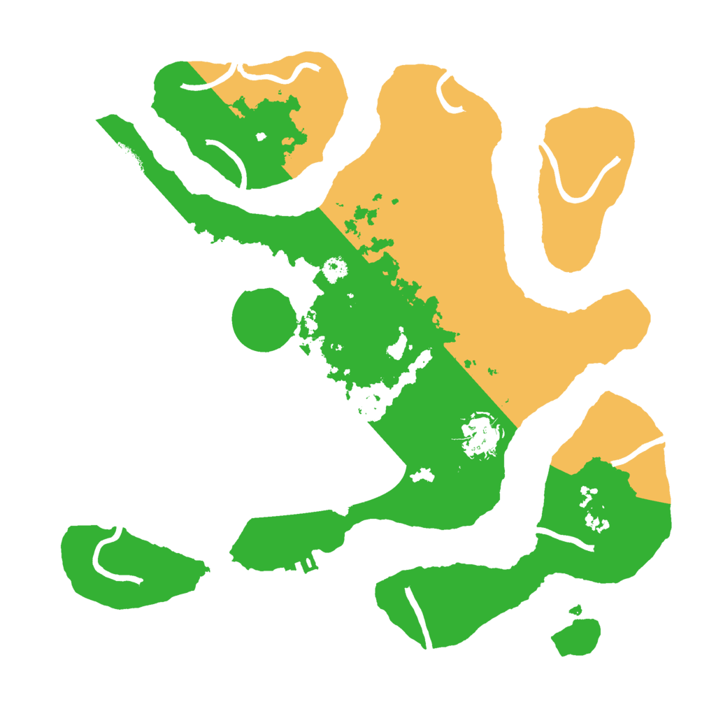 Biome Rust Map: Procedural Map, Size: 3000, Seed: 1322672662