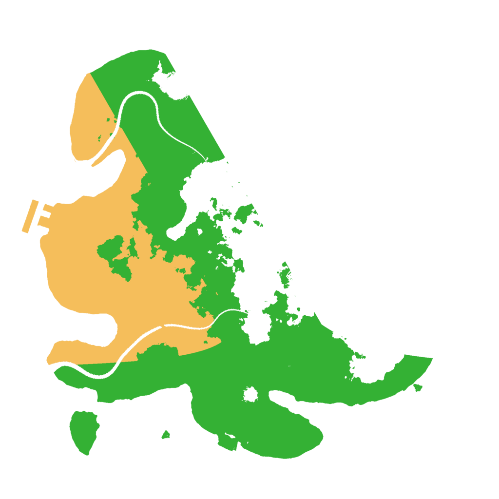 Biome Rust Map: Procedural Map, Size: 3000, Seed: 6454654