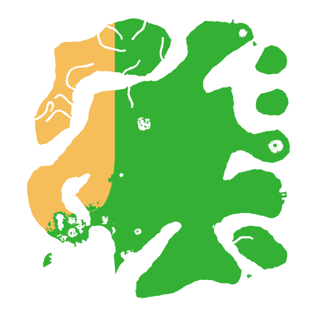 Biome Rust Map: Procedural Map, Size: 3500, Seed: 426207014