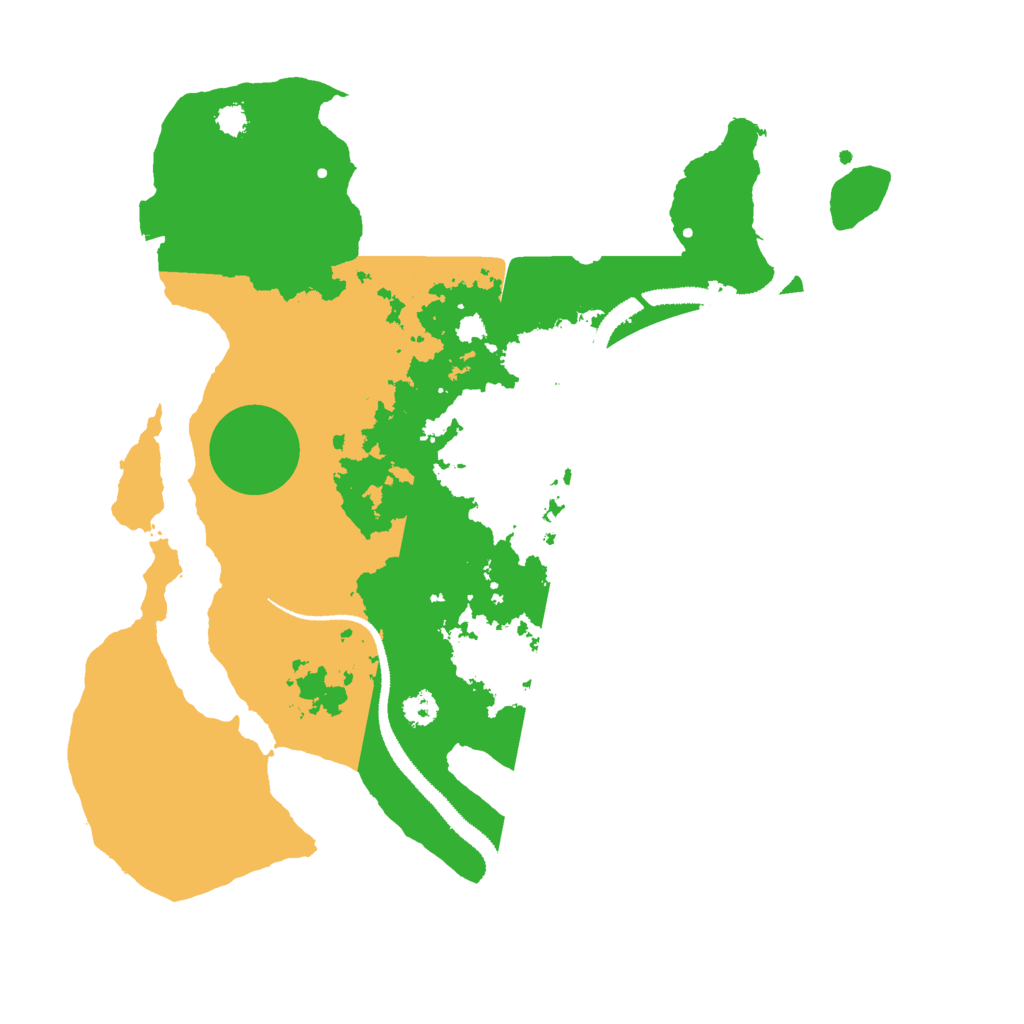 Biome Rust Map: Procedural Map, Size: 3000, Seed: 361174721