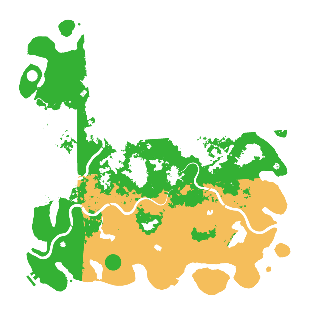 Biome Rust Map: Procedural Map, Size: 5000, Seed: 322663325