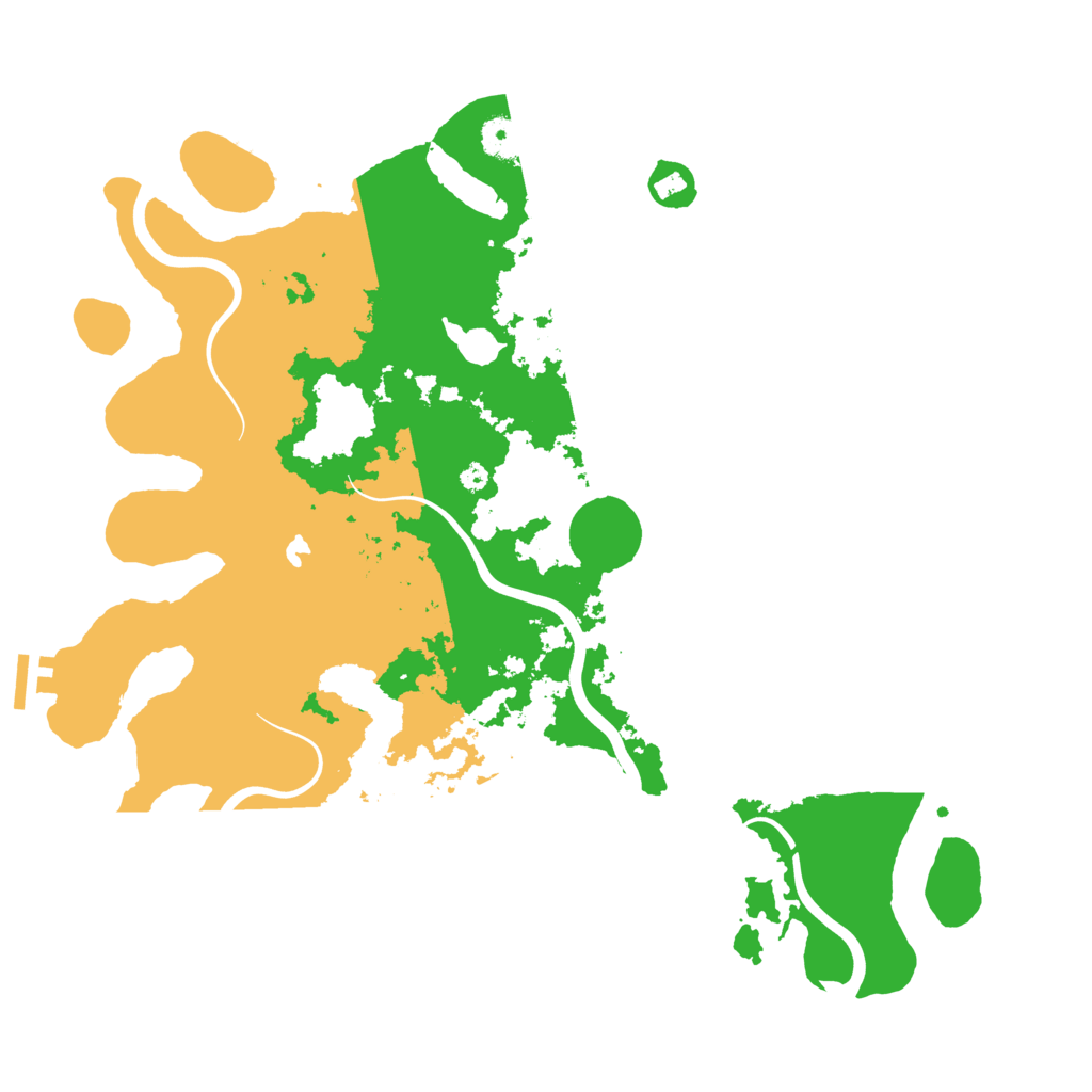 Biome Rust Map: Procedural Map, Size: 4000, Seed: 255