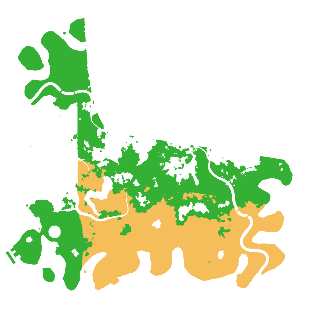 Biome Rust Map: Procedural Map, Size: 4500, Seed: 1383704751