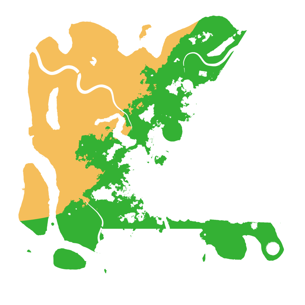 Biome Rust Map: Procedural Map, Size: 4050, Seed: 1703199165