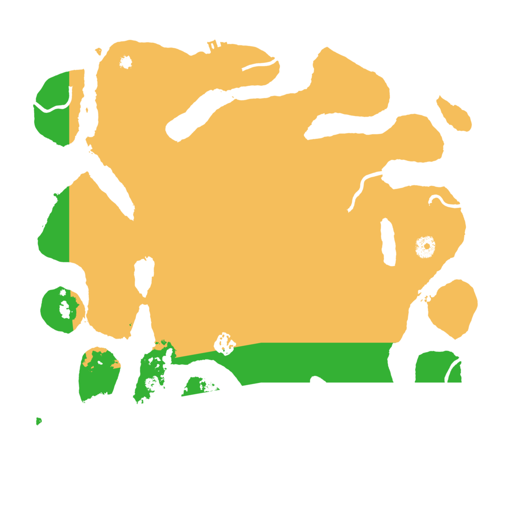 Biome Rust Map: Procedural Map, Size: 3700, Seed: 405814371