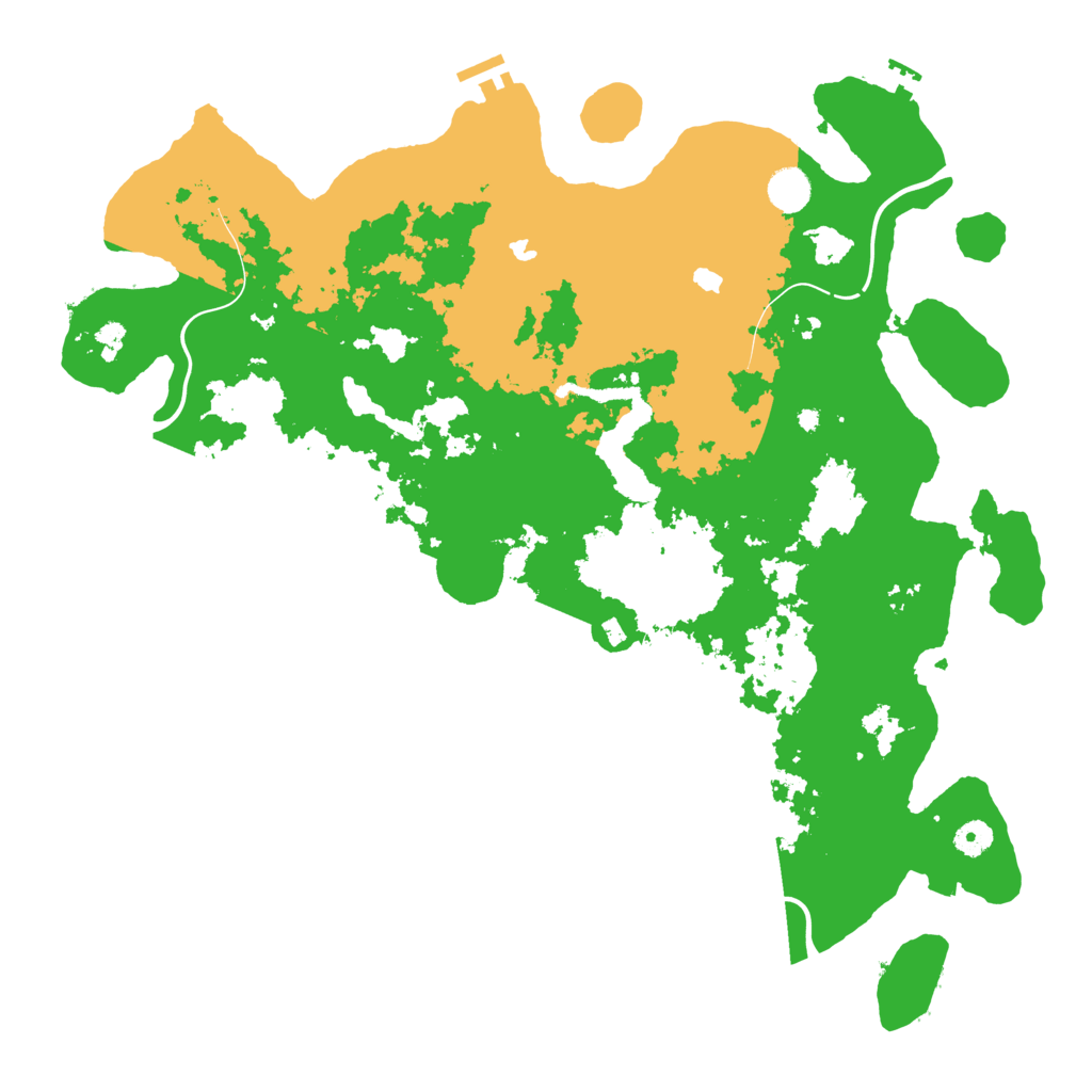 Biome Rust Map: Procedural Map, Size: 4500, Seed: 56723248