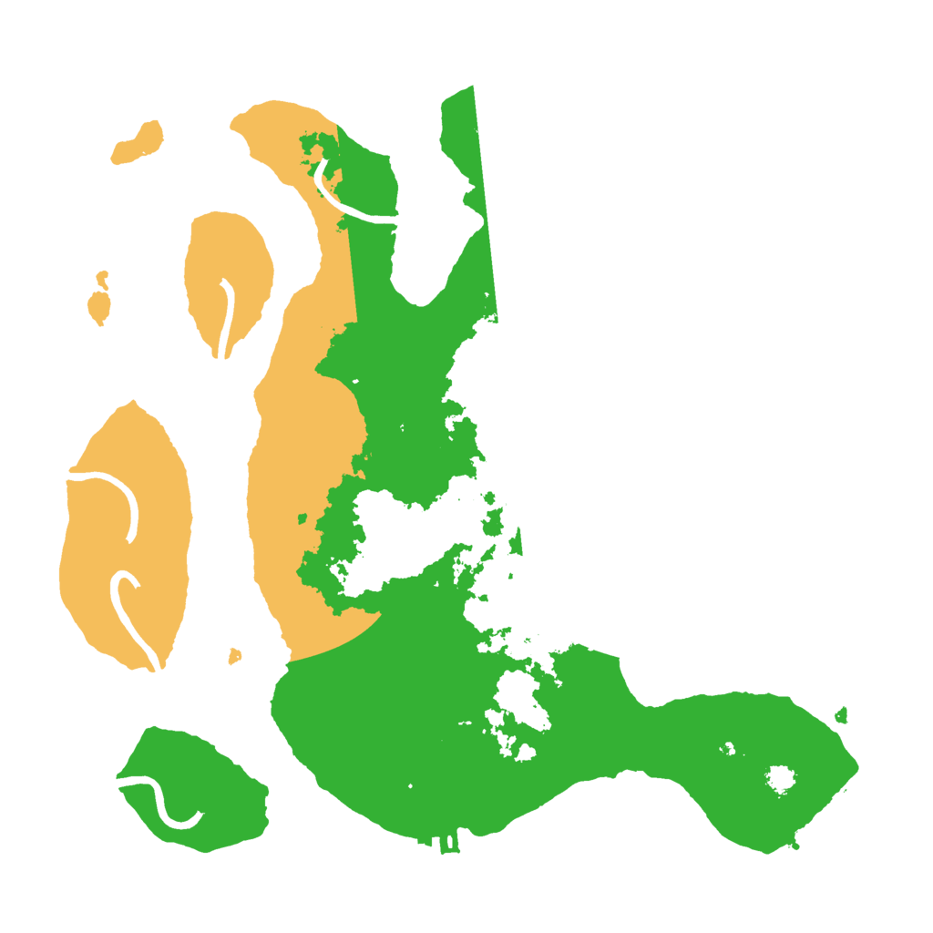 Biome Rust Map: Procedural Map, Size: 3000, Seed: 108618905
