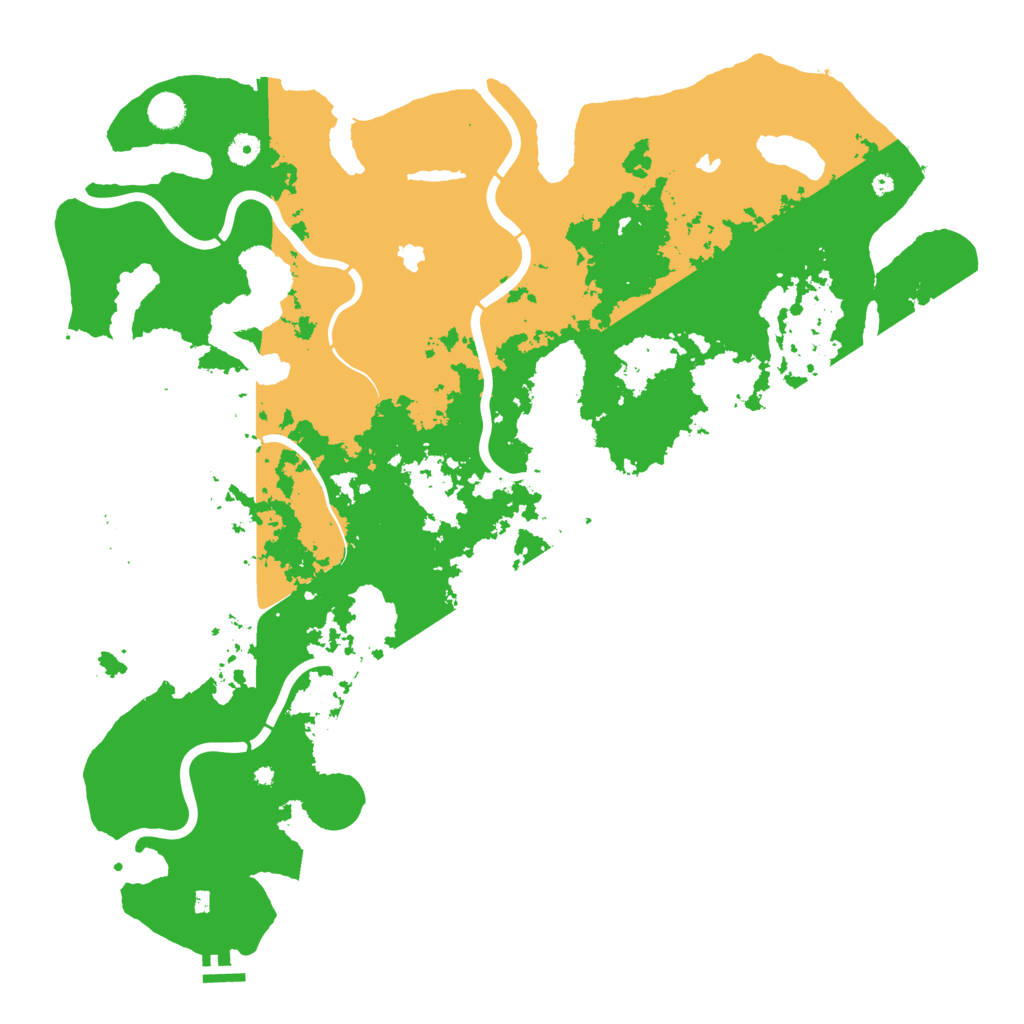Biome Rust Map: Procedural Map, Size: 4850, Seed: 4030407
